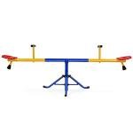 Costzon Kids Seesaw Swivel Teeter Totter Playground Equipment, 360 Degree Rotation, Heavy Duty Indoor Outdoor Play Equipment for Kids, Children, Suitable for Home, Backyard (Upgrade Metal Seesaw) by Costzon