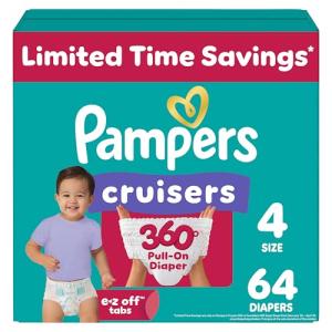 Pampers Cruisers 360 Diapers Size 4 64 Count from AmazonUs/PRFY7