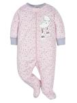 Gerber Baby Girls' 4 Pack Sleep 'N Play Footie, Cloudy, Preemie by GERLO