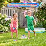 24 Pack - 3" Water Bomb Splash Balls - Water Absorbent Ball - Kids Pool Toys, Outdoor Water Activities for Kids, Pool Beach Party Favors. Water Fight Games By 4E's Novelty from 4E's Novelty