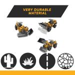 Top Race 10 Channel Full Functional Remote Control Front Loader Construction Tractor, Full Metal Bulldozer Toy Can Dig up to 3.5 Lbs, 1:14 Scale, Remote Control Construction Vehicles TR-213 by Top Race