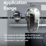 EUDEMON Child Safety Heat-Resistant Oven Door Lock, Oven Front Lock for Kids Easy to Install, Use 3M Adhesive,No Screws or Drill (Clear-Black) from Ningbo Eudemon Child Protective Equipment Co., Ltd.