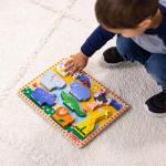 Melissa & Doug Safari Wooden Chunky Puzzle (8 pcs) Multicolor, 12" x 10.8" x 1" by Melissa & Doug