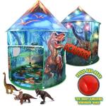 Dinosaur Pop-Up Kidsâ Tent by Toy To Enjoy â Indoor & Outdoor Play Tent for Boys & Girls â Includes Tent, Remote Controlled Lights, Dinosaur Roar Sound Button & 6 Different Dinosaur Toys by Toy To Enjoy