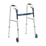 Drive Medical Trigger Release Folding Walker, Brushed Steel from Drive Medical