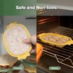 Haakaa Baby Fruit Food Feeder & Silicone Nibble Tray Combo - Breastmilk Popsicle Mold for Teething, Silicone Pacifier Feeder and Teether for Baby Teething & Infant Self Feeding by haakaa