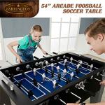 Soccer Foosball Table and Balls Set for Adults, Kids - Arcade Football Game Room Furniture 54 in from Barrington