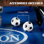 Soccer Foosball Table and Balls Set for Adults, Kids - Arcade Football Game Room Furniture 54 in from Barrington