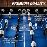 Soccer Foosball Table and Balls Set for Adults, Kids - Arcade Football Game Room Furniture 54 in from Barrington