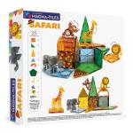 MAGNA-TILES Safari Animals 25-Piece Magnetic Construction Set, The ORIGINAL Magnetic Building Brand by Magna-Tiles