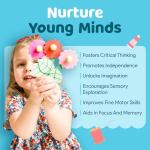 Mumaloo Kids Crafts Kit, Educational Kids Craft Box, Arts and Crafts for Girls & Boys, Craft Box for Kids, 10 Pre-Packaged Crafts for Kids, Kid Crafts Set - Sensory Kids Arts and Crafts, Craft Kits from Mumaloo