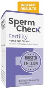 Spermcheck Fertility Home Test Kit for Men- Shows Normal or Low Sperm Count- Easy to Read Results-Convenient, Accurate, Private from PBM