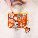 Melissa & Doug Farm Animals Jumbo Knob Wooden Puzzle from Melissa & Doug