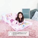 Delta Children Cozee Flip-Out Sofa - 2-in-1 Convertible Sofa to Lounger for Kids, Pink Tie Dye by AmazonUs/DEMQX