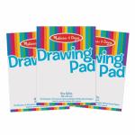 Melissa & Doug Drawing Paper Pad (9 x 12 inches) - 50 Sheets, 3-Pack from Melissa and Doug