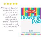 Melissa & Doug Drawing Paper Pad (9 x 12 inches) - 50 Sheets, 3-Pack from Melissa and Doug