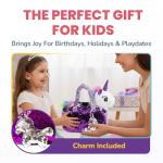 Little Jupiter Plush Pet Set with Purse - Unicorn Toys - Unicorn Stuffed Animal - Unicorn Gift for Girls - Kids Plushie (White Unicorn) Age 4 - 5 - 6 - 7 yrs from Little Jupiter