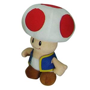Little Buddy Super Mario All Star Collection 1417 Toad Stuffed Plush, Multicolored,7.5" by YoCosii