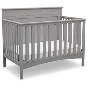 Delta Children Fancy 4-in-1 Convertible Baby Crib, Grey from Delta Children