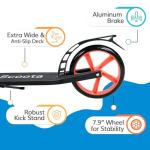 Scooter for Kids Ages 6-12 Scooters for Teens 12 Years and Up - Kick Scooters for Adults, Teens and Kids - Scooters for Kids 8 Years and Up with Quick Release Folding System (Fusion) from Lascoota