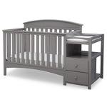Delta Children Abby Convertible Crib and Changer, Grey from Delta Children