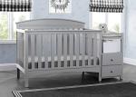 Delta Children Abby Convertible Crib and Changer, Grey from Delta Children