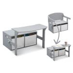 Delta Children MySize Kids Convertible Activity Bench, Grey by AmazonUs/DEN7B