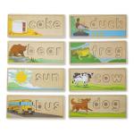 Melissa & Doug See & Spell Wooden Educational Toy With 8 Double-Sided Spelling Boards and 64 Letters from Melissa & Doug
