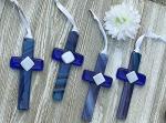 The Grandparent Gift Handmade Glass, Confirmation Gift Cross for Boy from The Grandparent Gift