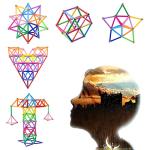 Veatree 308 PCS Magnetic Building Sticks Blocks Toys, Magnet Educational Toys Magnetic Blocks Sticks Stacking Toys Set for Kids and Adult, Non-Toxic Building Toy 3D Puzzle with Storage Bag from Veatree