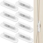 8 Pieces Blind Cord Winder Safety Blind Cord Hooks Adhesive Blind Cord Holder Window Blinds String Holder Child Proofing Blind Cord Wind Up Blind Cord Wrap Cleat for Home Office Kindergarten Use by Yulejo