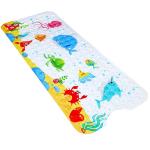 Secopad Kids Bath Mat for Tub Non Slip, 40 X 16 Inch Large Cartoon Anti Slip Toddler Baby Bath Mat, Right Drain by Secopad