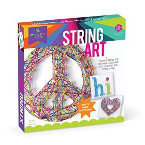 Craft-tastic DIY String Art â Award-Winning Craft Kit for Kids â Everything Included for 3 Fun Arts & Crafts Projects â Peace Sign Series by Ann Williams Group, LLC