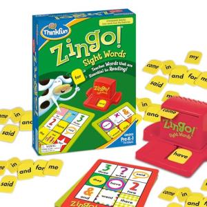 ThinkFun Zingo Sight Words Award Winning Early Reading Game for Pre-K to 2nd Grade - Toy of the Year Finalist, A Fun and Educational Game Developed by Educators for Boys and Girls by ThinkFun
