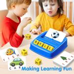 NARRIO Educational Toys for 3 4 5 Year Old Boys Gift, Matching Letter Game Preschool Learning Toys for Kids Ages 4-8 Years, Birthday Gifts for 3-6 Year Old Boys Toddler Toys Age 2-4 by Narrio