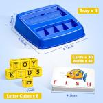NARRIO Educational Toys for 3 4 5 Year Old Boys Gift, Matching Letter Game Preschool Learning Toys for Kids Ages 4-8 Years, Birthday Gifts for 3-6 Year Old Boys Toddler Toys Age 2-4 by Narrio