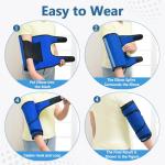 Elbow Immobilizer Splint Elbow Brace for Women Ulnar Nerve Night Brace Arm Splint Tennis Elbow Support Sleeping Brace Cubital Tunnel Syndrome Arm Immobilizer Stabilizer Braces for Tendonitis (L) by Zelen