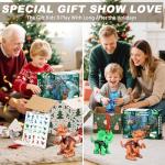 Dinosaur Toys for 3 4 5 6 7 Year Old Boys, Take Apart Dinosaur Toys for Kids 3-5 STEM Construction Building Toys with Electric Drill for Kids Ages 3-8, Dinosaur Toy Christmas Birthday Gifts Boys Girls by Laradola