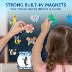 JOYIN 12 Wooden Magnet Creativity Arts & Crafts Painting Kit Decorate Your Own for Kids Paint Gift, Birthday Parties and Family Crafts, Easter Basket Stuffers. from Joyin Inc