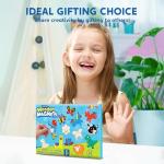 JOYIN 12 Wooden Magnet Creativity Arts & Crafts Painting Kit Decorate Your Own for Kids Paint Gift, Birthday Parties and Family Crafts, Easter Basket Stuffers. from Joyin Inc
