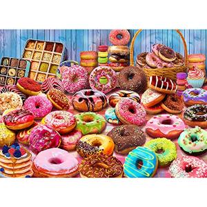 Jigsaw Puzzles for Adults 1000 Piece Puzzle for Adults 1000 Pieces Jigsaw Puzzle 1000 Pieces-Donuts Dessert from HUADADA