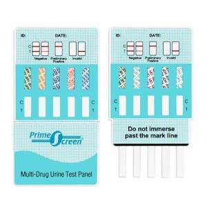 Prime Screen [1 Pack] 10 Panel Urine Drug Test Kit - Testing Instantly for 10 Different Drugs THC (Marijuana), BZO (Benzos), MET (Meth), PCP (Phencyclidine), MTD, AMP, BAR, COC, OPI, MDMA - WDOA-3104 from Wondfo
