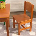 KidKraft Nantucket Kid's Wooden Table & 4 Chairs Set with Wainscoting Detail - Primary, Gift for Ages 3-8 from KidKraft