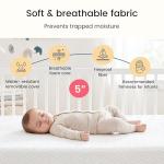 Dream On Me Baby Fairy 5â Foam Crib & Toddler Bed Mattress in a Box, White I Greenguard Gold Certified I JPMA Certified by Dream On Me