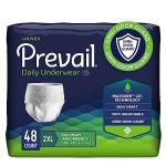 Prevail 2X-Large | Unisex Incontinence Protective Underwear | Maximum Absorbency | 48 Count (4 bags of 12) by Prevail