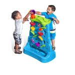 Step2 Waterfall Discovery Wall | Double-Sided Outdoor Water Play Set with 13-Pc Water Accessory Set, Multicolor, Basic by Step2