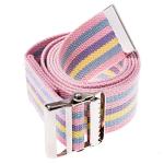 COW&COW Transfer and Gait Belt 54inch - with Metal Buckle - Transfer Walking and Standing Assist Aid for Caregiver Nurse Therapist 2 inches - with Metal Buckle (Rainbow) from COW&COW Care