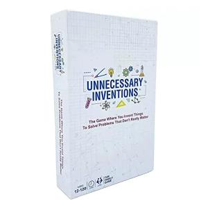 Unnecessary Inventions - The Game Where You Invent Things to Solve Problems That Donât Really Matter, Ages 12+ for 3-8 Players from Funderdome