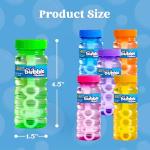 JOYIN 24 Pcs Bubble Bottles with Wand Assortment for Kids, 4oz Blow Bubbles Solution Novelty Summer Toy, Party Favors, Birthday, Outdoor & Indoor Activity by JOYIN INC