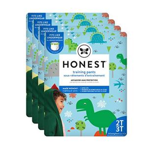 The Honest Company Toddler Training Pants, Dinosaurs, 2T/3T, 104 Count, Packaging May Vary from The Honest Company HPC
